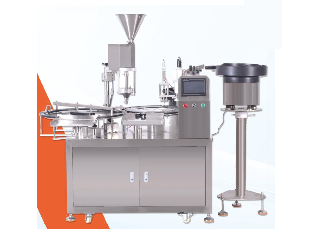 Automatic vial filling and capping machine(Powder)