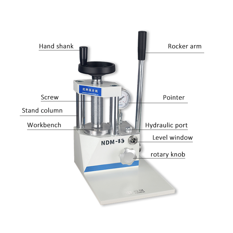 12T IR Powder hydraulic press