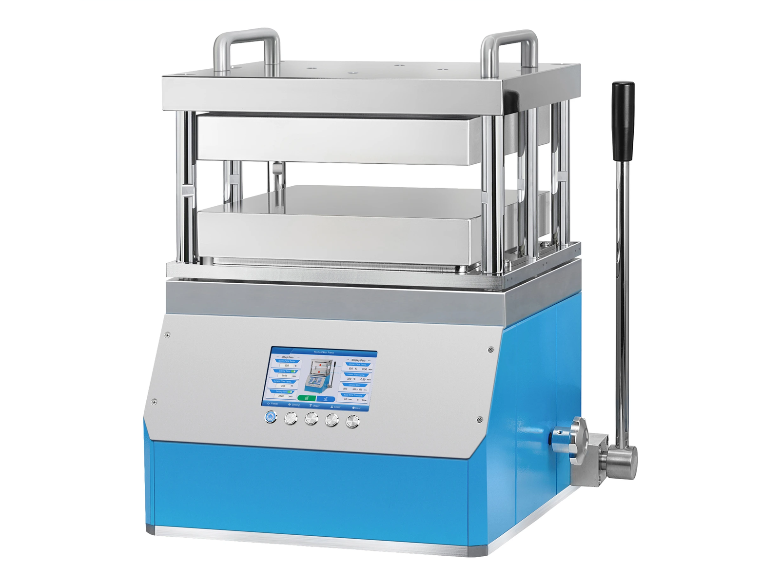 PC-600F Double Plate Hot Press[400mm] - Compact Version