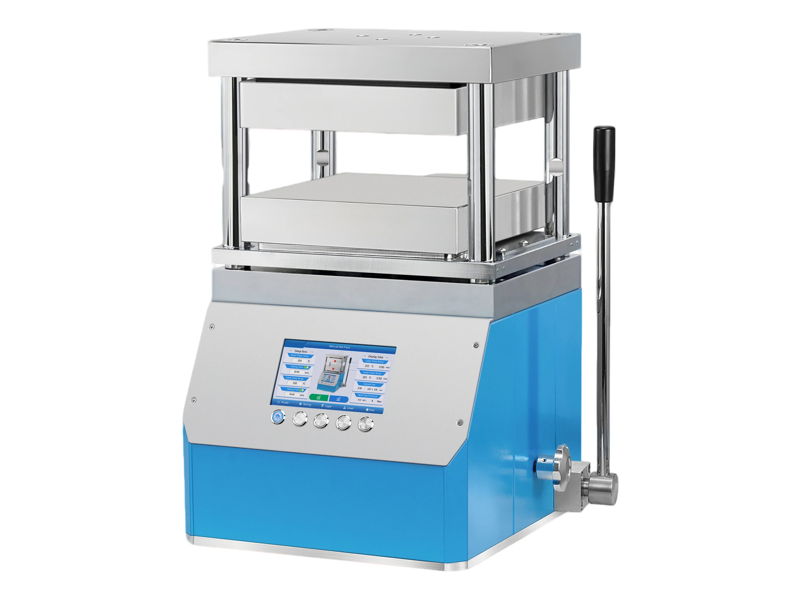 PC-600E Double Plate Hot Press[300mm] - Compact Version