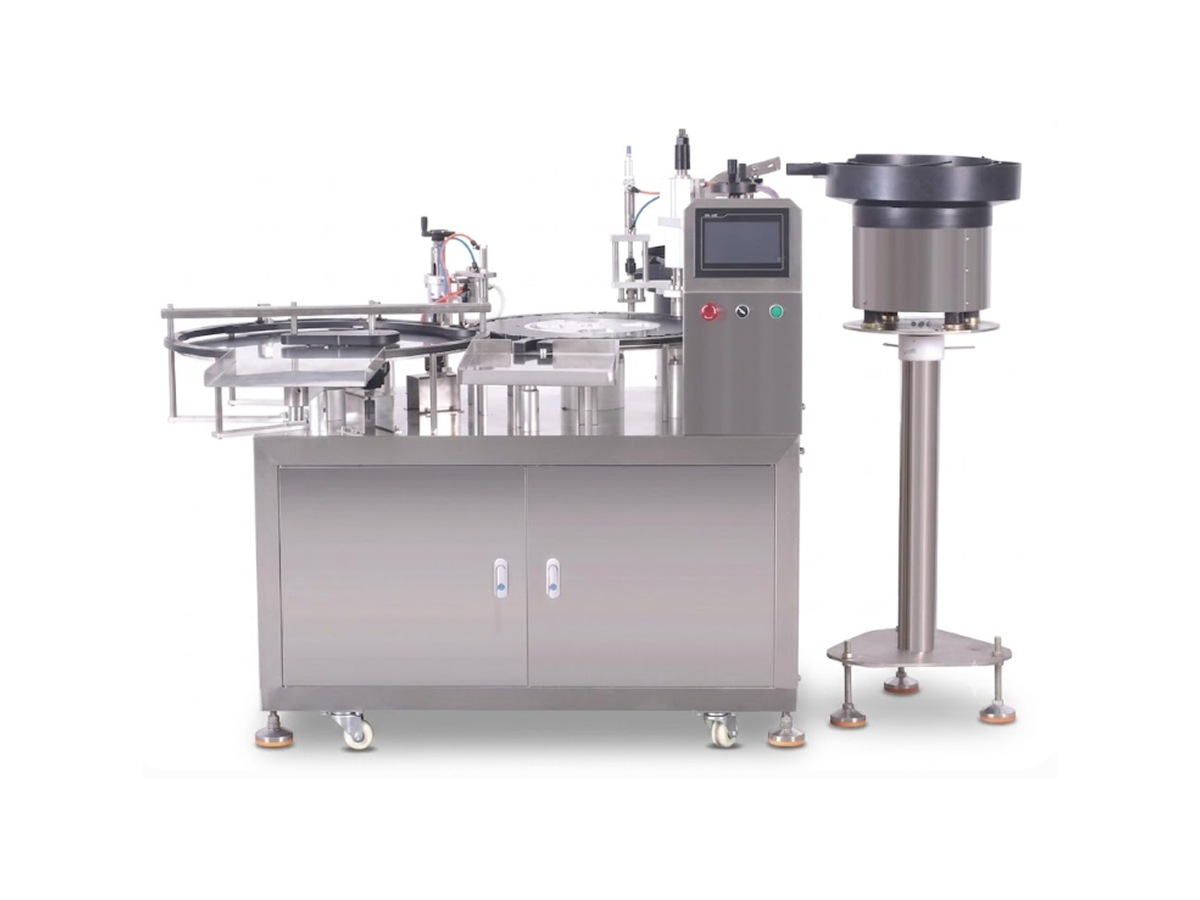 Fully Automatic Liquid Vial Filling and Capping Machine